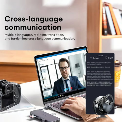🏆1 Best Seller ⏰LAST DAY 💎AI Translation Wireless OWS Bluetooth5.4 Earphones (Fit iOS & Android)
