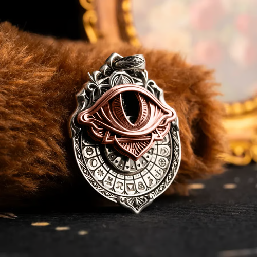 👁️‍🗨️Handmade Tarot Vision Pendant: Connect to Cosmic Wisdom Anytime（Cheat Sheet Included)