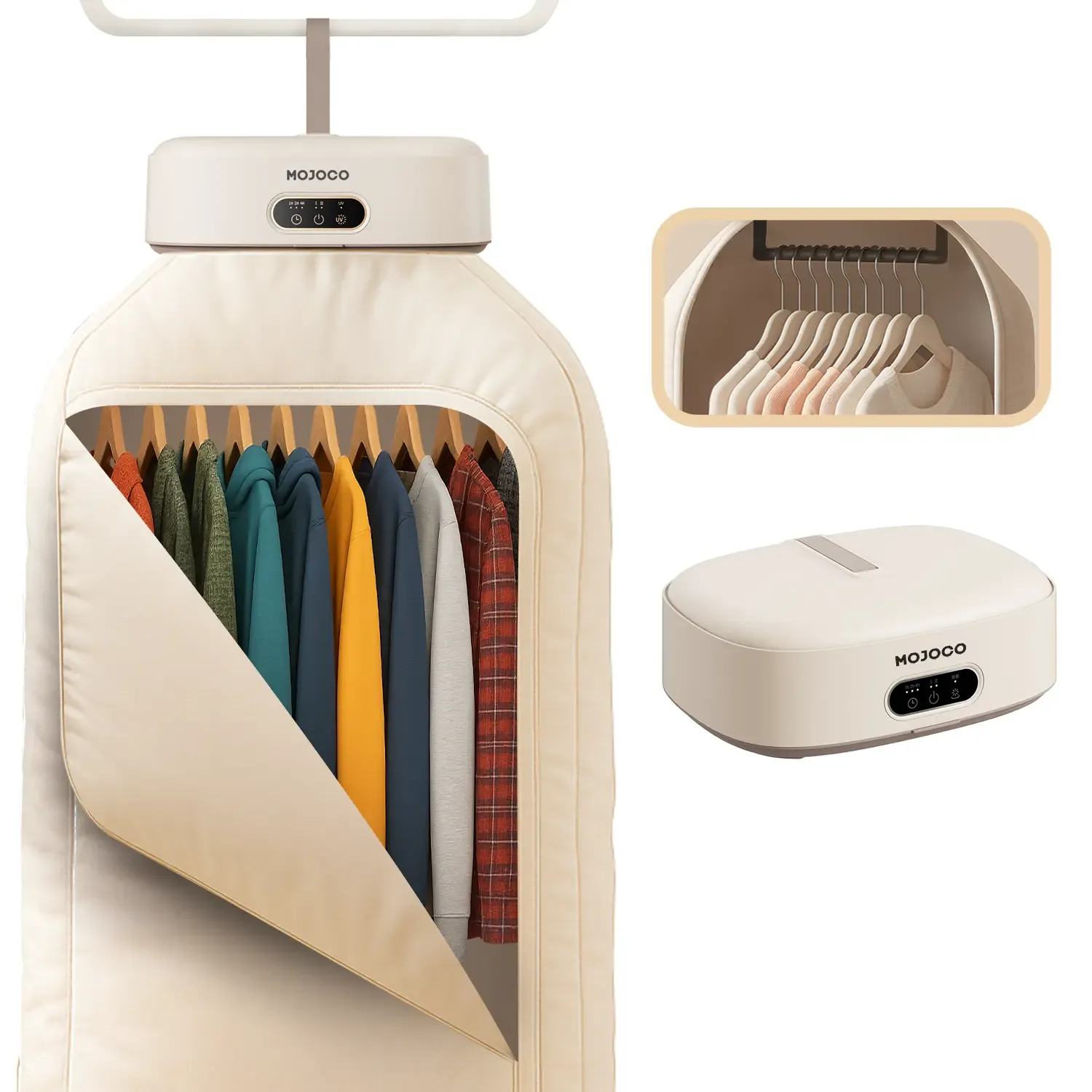 Electric Portable Clothes Dryer 600W Mini Hanging Dryer for Apartment, Dorm, RV - Quick and Easy to Use with Dryer Bag Appliance Household