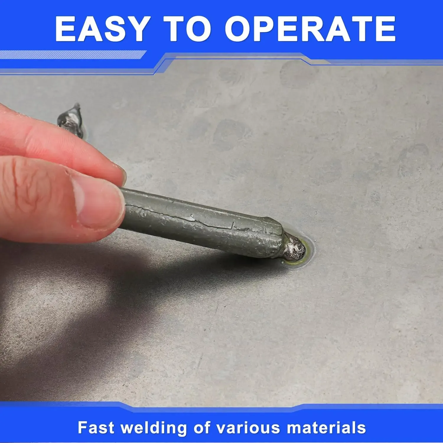 20 Pcs Low Temperature Universal Welding Rods Easy Melt Solder Electrodes for Stainless Steel Iron Beginner & Pro Welding Tools