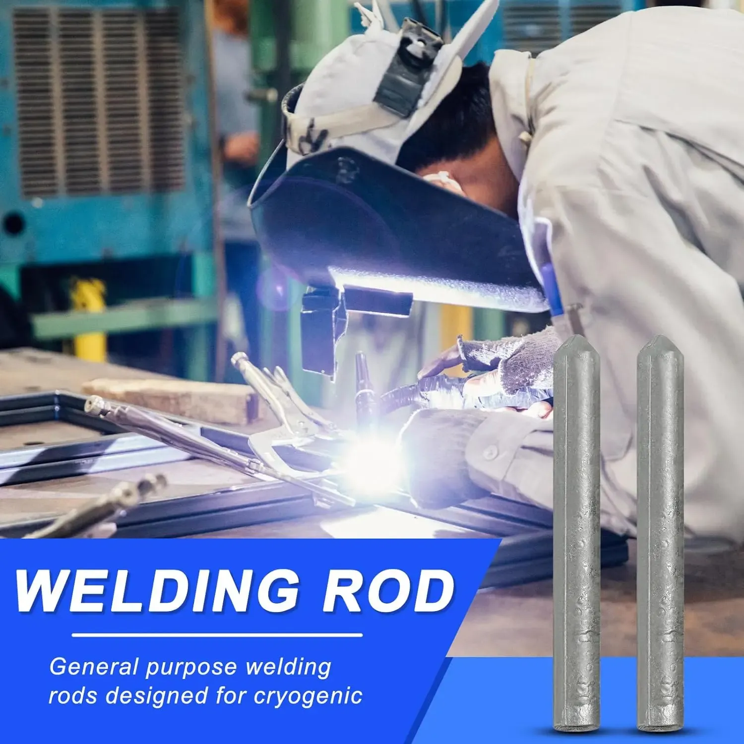 20 Pcs Low Temperature Universal Welding Rods Easy Melt Solder Electrodes for Stainless Steel Iron Beginner & Pro Welding Tools