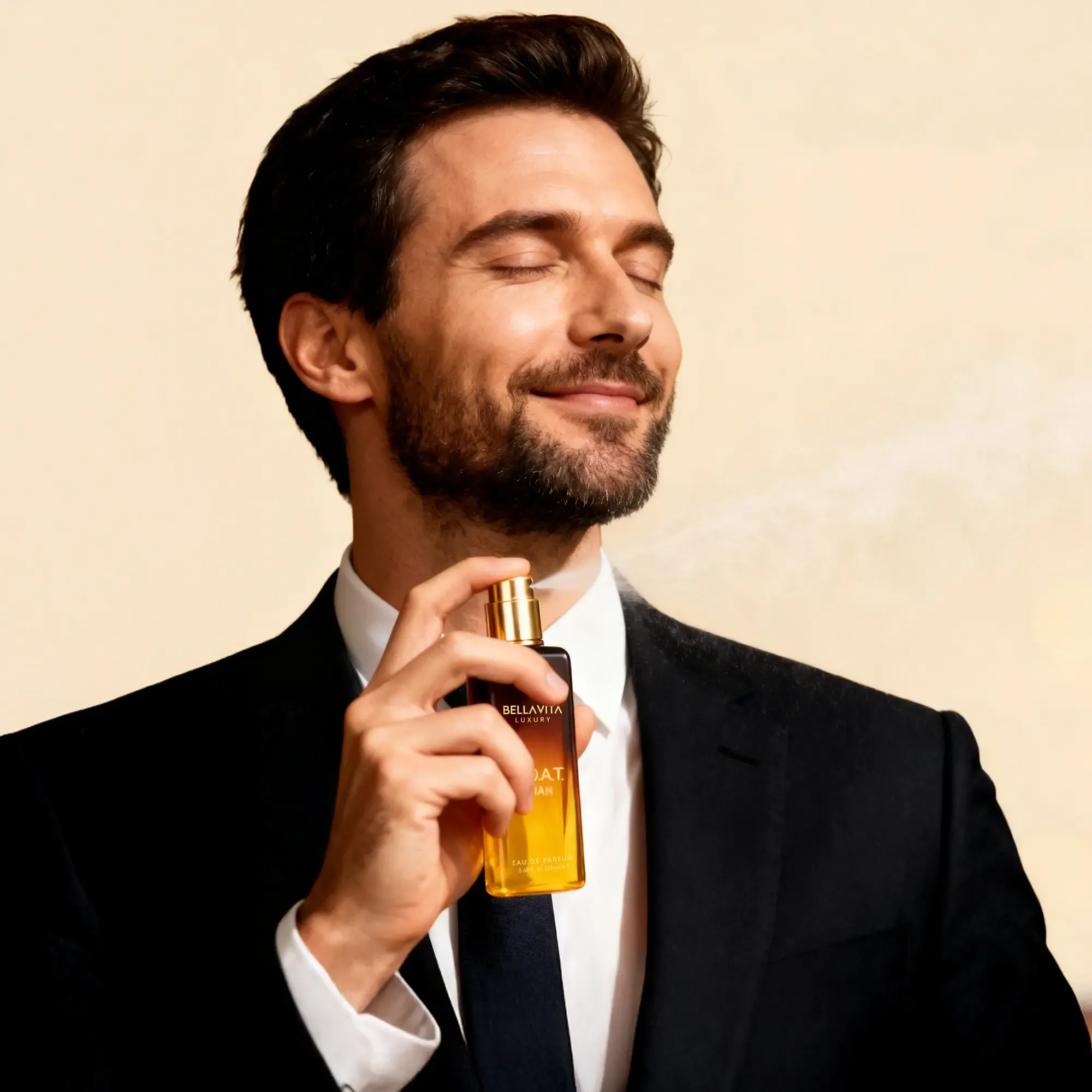 BellaVita Luxury's Perfume Gift Set for Men | 4 Luxury Minis | Long Lasting | G.O.A.T, Oud, CEO Man, Klub Man| Eau De Parfum | Portable Perfume Kit | Perfect Gift for Men