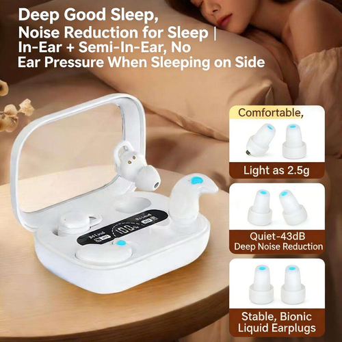 Sleep Headphones: Dual-Pair Model — Mini, Compact, and Wearable