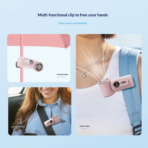 Portable handheld fan, USB rechargeable handheld turbine fan