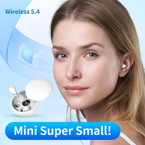 Ultra-Mini Bluetooth 5.4 Earbuds: Tiny Size, Big Sound!