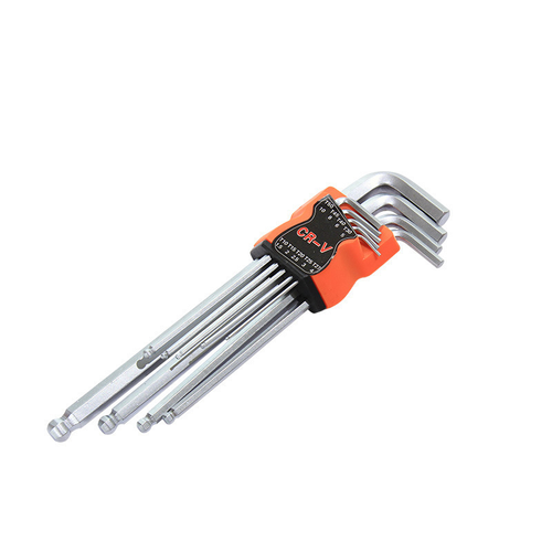 Matte Finish 9-Piece Hex Key Set