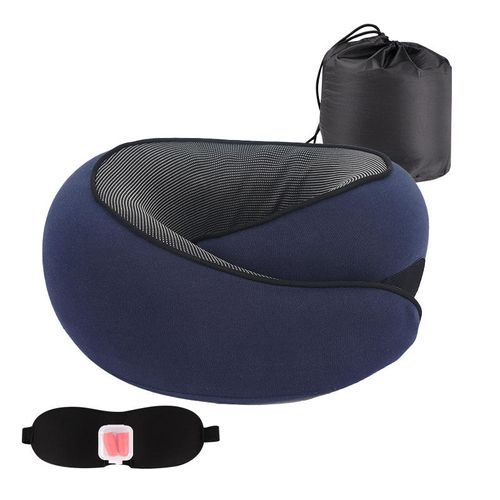 Office nap, travel, portable airplane pillow, slow rebound memory foam U-shaped pillow