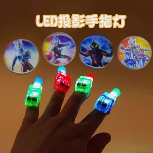 Cartoon Finger Projection Lamp, Finger Lamp, Ring Lamp, LED