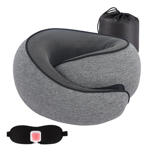 Office nap, travel, portable airplane pillow, slow rebound memory foam U-shaped pillow