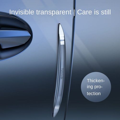 Invisible car door anti-collision strip, rearview mirror protection sticker, rubber strip, automotive anti-collision and anti-scratch product for door opening, a magical item