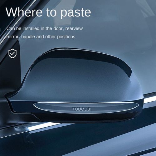 Invisible car door anti-collision strip, rearview mirror protection sticker, rubber strip, automotive anti-collision and anti-scratch product for door opening, a magical item
