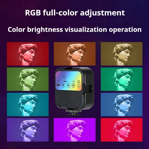 Mini Portable LED Light for Selfies, Photography, and Video with Beauty Filter