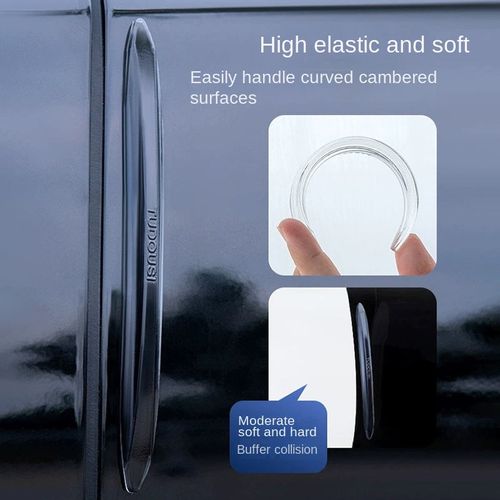 Invisible car door anti-collision strip, rearview mirror protection sticker, rubber strip, automotive anti-collision and anti-scratch product for door opening, a magical item
