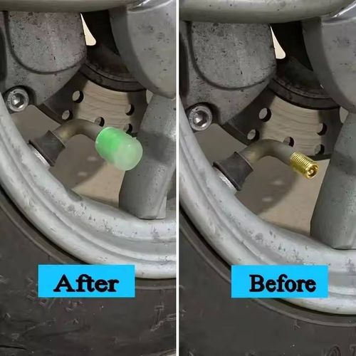 Automobile tire valve cap, automobile valve stem, luminous glow-in-the-dark bicycle and motorcycle fluorescent valve stem cap