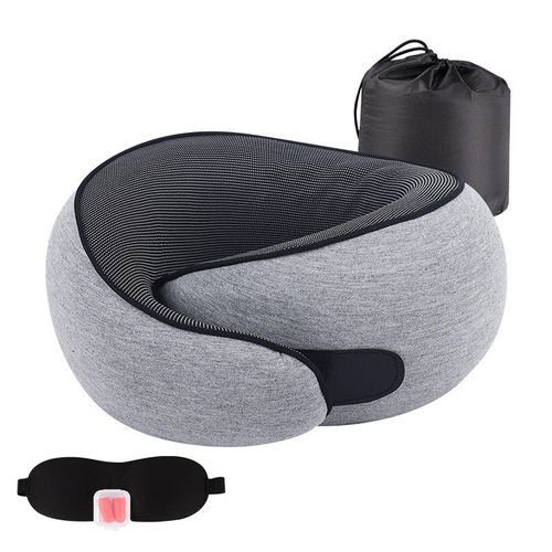 Office nap, travel, portable airplane pillow, slow rebound memory foam U-shaped pillow