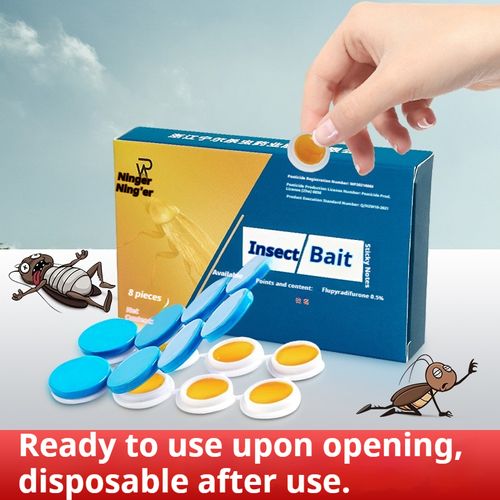 Indoor kitchen cockroach bait sticker for convenient cockroach control and removal