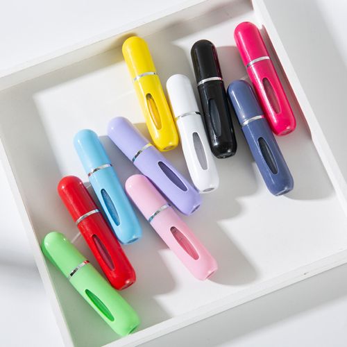 Self-pumping spray bottle, candy-colored press dispenser, perfume bottle