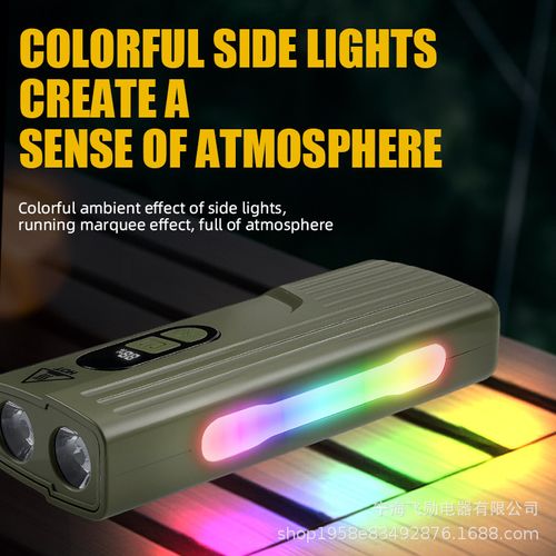 New Multi-Functional Torch and Bicycle Light with Red and Blue Warning Lights