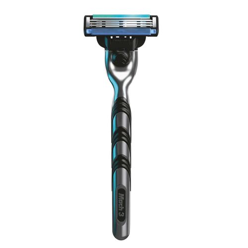 New Layered Geely Manual Cross-Border Five-Blade Men's Shaver for Facial Hair Removal and Balding Heads