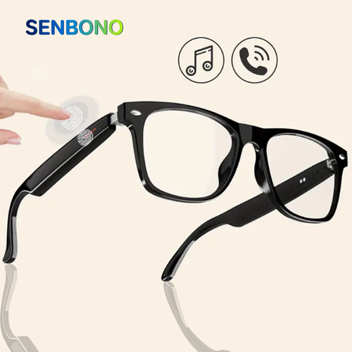 New Generation Head-mounted Fashionable Smart Bluetooth Glasses, 256g, with Replaceable Myopia Lenses, 4K Ultra HD Camera Glasses