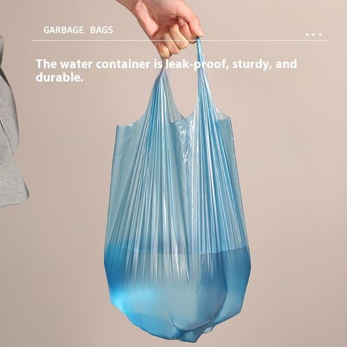 Vest-style disposable household garbage bags, thickened and hand-held