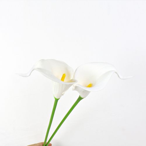 Simulated PU Mini Handfeel Moisturizing Calla Lily Artificial Flower Home Decor Wedding Photography Prop