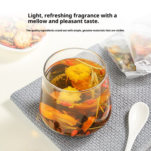 Chrysanthemum, Cassia Seed, and Goji Berry Wellness Flower Tea Bags