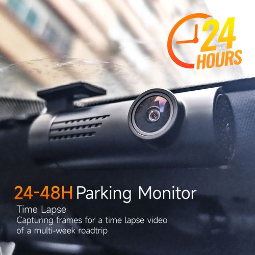 4K+1K Loop Recording Wireless Wi-Fi Cordless GPS-Enabled Smart Dash Cam