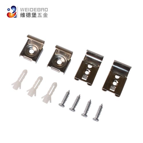 Mirror holder fixing bracket, bathroom mirror fixing clip buckle