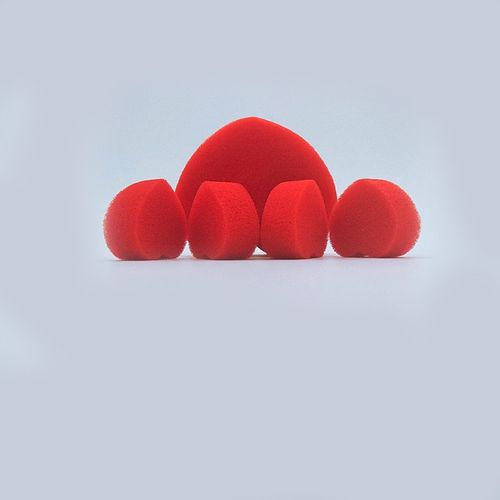 Lovers' magic sponges imprint hearts, love endures.