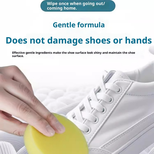 Miracle Cleaner for White Sneakers: Stain Removal, No-Rinse Formula, Brightens and Eliminates Yellowing