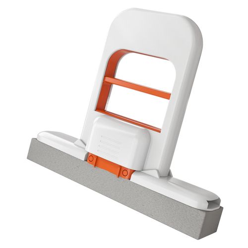 Hands-free small mop for cleaning and absorbing water on desktops and coffee tables, foldable, durable sponge hand-held collodion mop