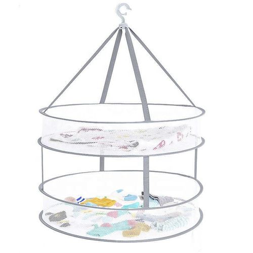 Clothes Drying Net Sock Drying Gadget Laundry Basket Drying Net Flat-Laying Mesh Bag for Clothes