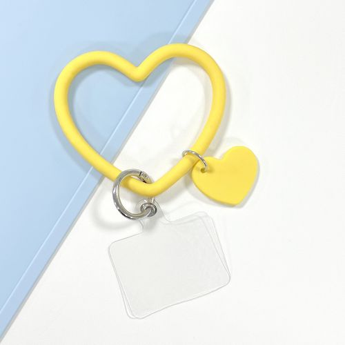 New portable silicone wristband keychain phone lanyard
