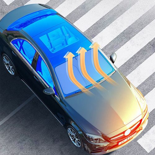Automobile sun visor, sunshade, heat insulation, light-blocking curtain, and cover