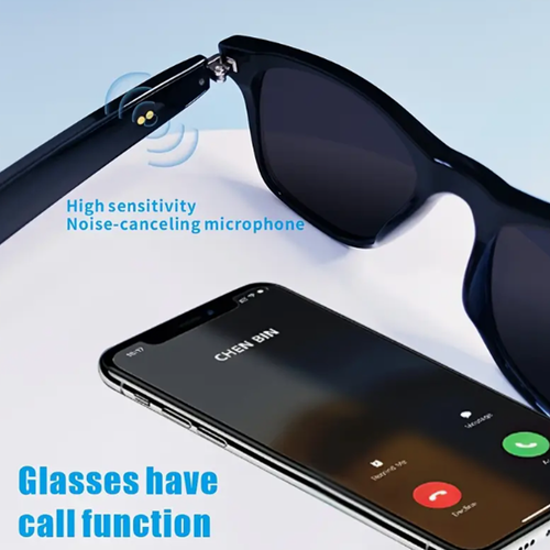 New Generation Head-mounted Fashionable Smart Bluetooth Glasses, 256g, with Replaceable Myopia Lenses, 4K Ultra HD Camera Glasses