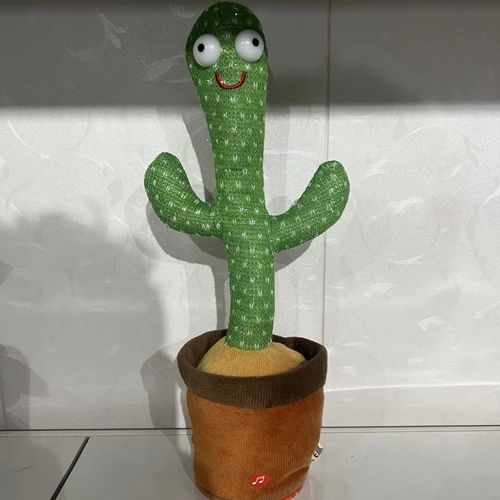 Dancing Cactus Talking Cactus Toy: Swaying, Parroting, Twisting, Music Recording