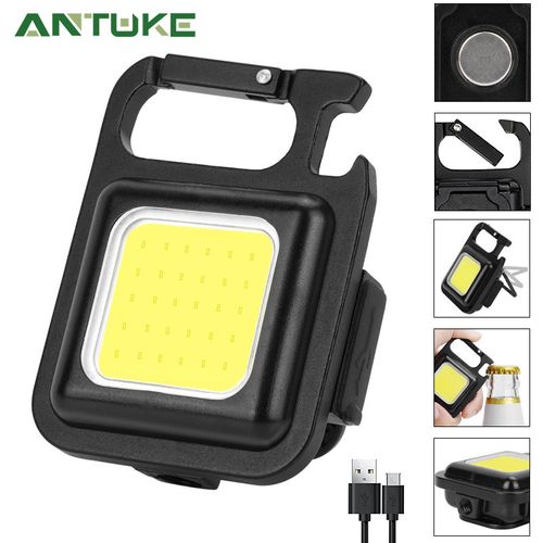 Outdoor USB Mini Keychain Light COB Work Light Car Repair Light Household Emergency Night Light