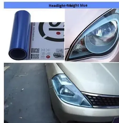 Automobile headlight smooth surface color-changing film, color-changing car lamp film, brake taillight film, motorcycle lamp film