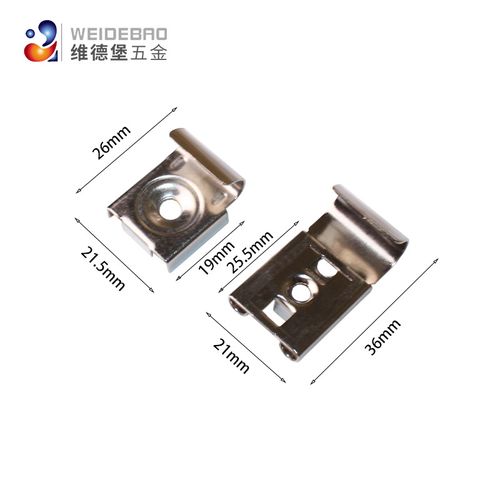 Mirror holder fixing bracket, bathroom mirror fixing clip buckle