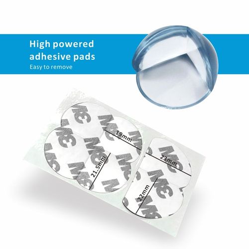 PVC Anti-Baby Edge and Corner Protector Set Adhesive Furniture Table Protection from Sharp Corners