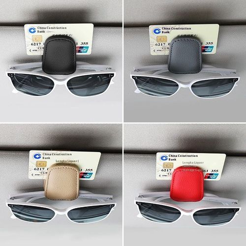 Multi-functional car sun visor storage clip for spectacles frames Vehicle sunglasses holder