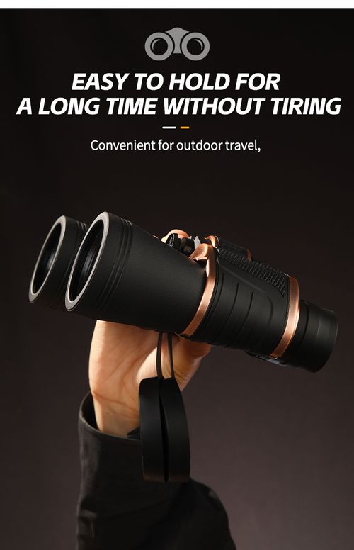 Brand new hot-selling electroplated antique bronze binoculars with ultra-high definition, professional-grade waterproof, large aperture, and low-light night vision
