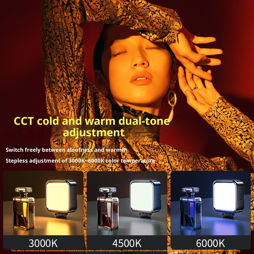 Mini Portable LED Light for Selfies, Photography, and Video with Beauty Filter