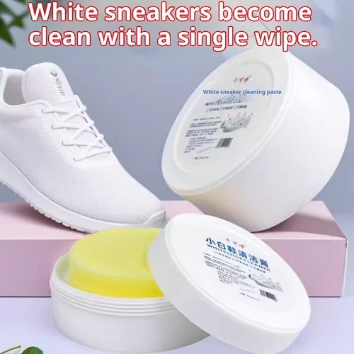 Miracle Cleaner for White Sneakers: Stain Removal, No-Rinse Formula, Brightens and Eliminates Yellowing