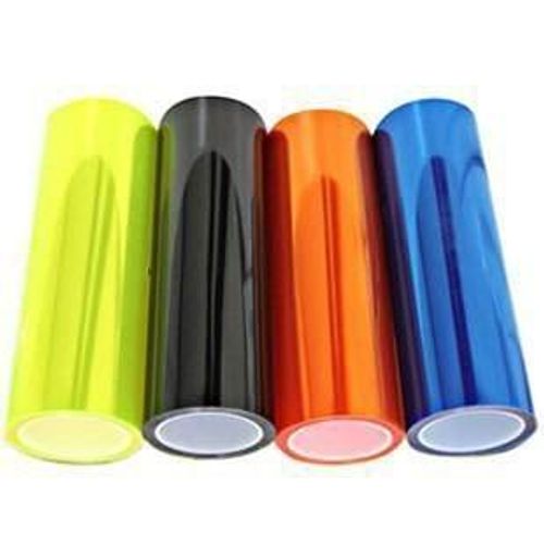 Automobile headlight smooth surface color-changing film, color-changing car lamp film, brake taillight film, motorcycle lamp film