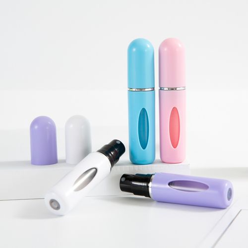 Self-pumping spray bottle, candy-colored press dispenser, perfume bottle