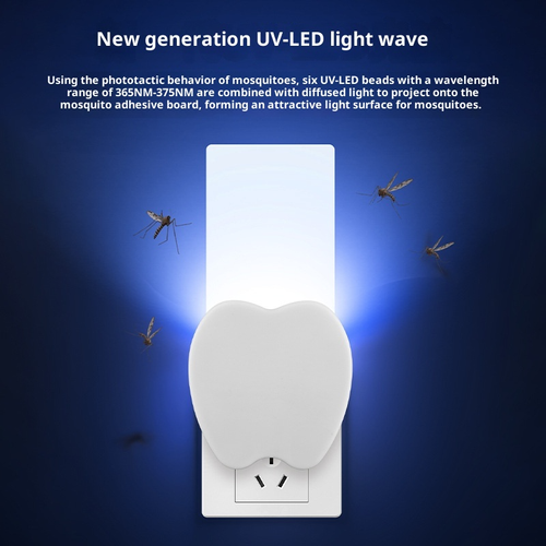 Mosquito-killing lamp for domestic use, plug-in indoor ultraviolet light mosquito attractor and trap