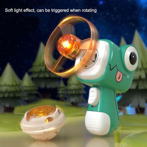 Children's Dinosaur Flying Saucer Spinning Top Pistol