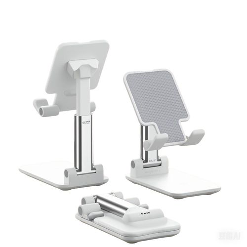 Adjustable Height Phone Stand Lazy Person's Desktop Livestreaming Foldable Telescopic Portable Universal Stand for Phones & Tablets